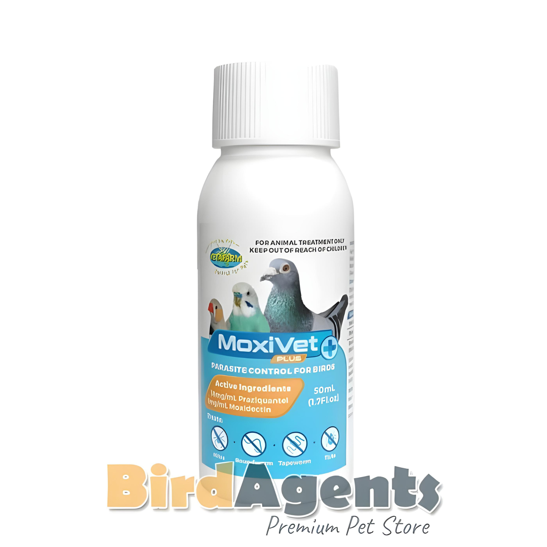 Moxivet Plus β Broad Spectrum Parasite Control for Birds