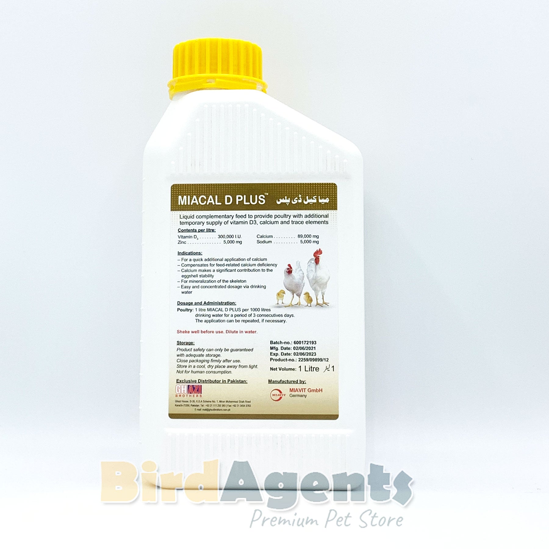 Miacal D Plus - Calcium & Vitamin D3 Supplement