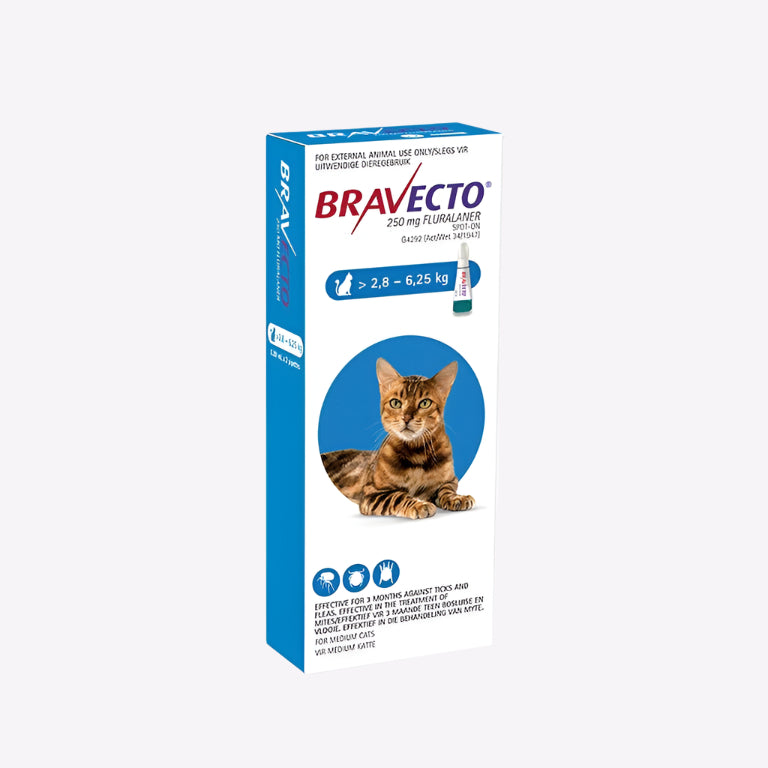 Bravecto Spot - On 0.89ml (>2.8-6.25kg)