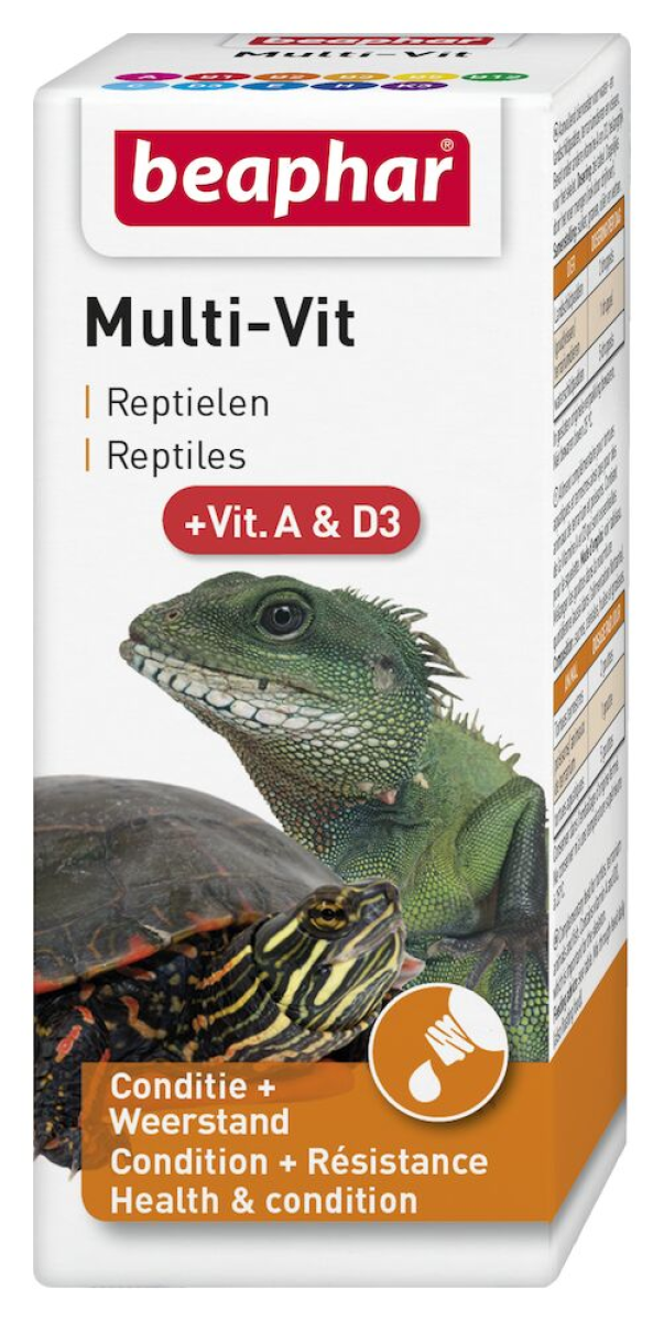 Multi-Vit Reptile, Vitamins for Aquatic Turtles 20ml