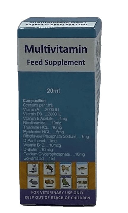 Multivitamin drops 20 ml Multivitamin food supplement for animals