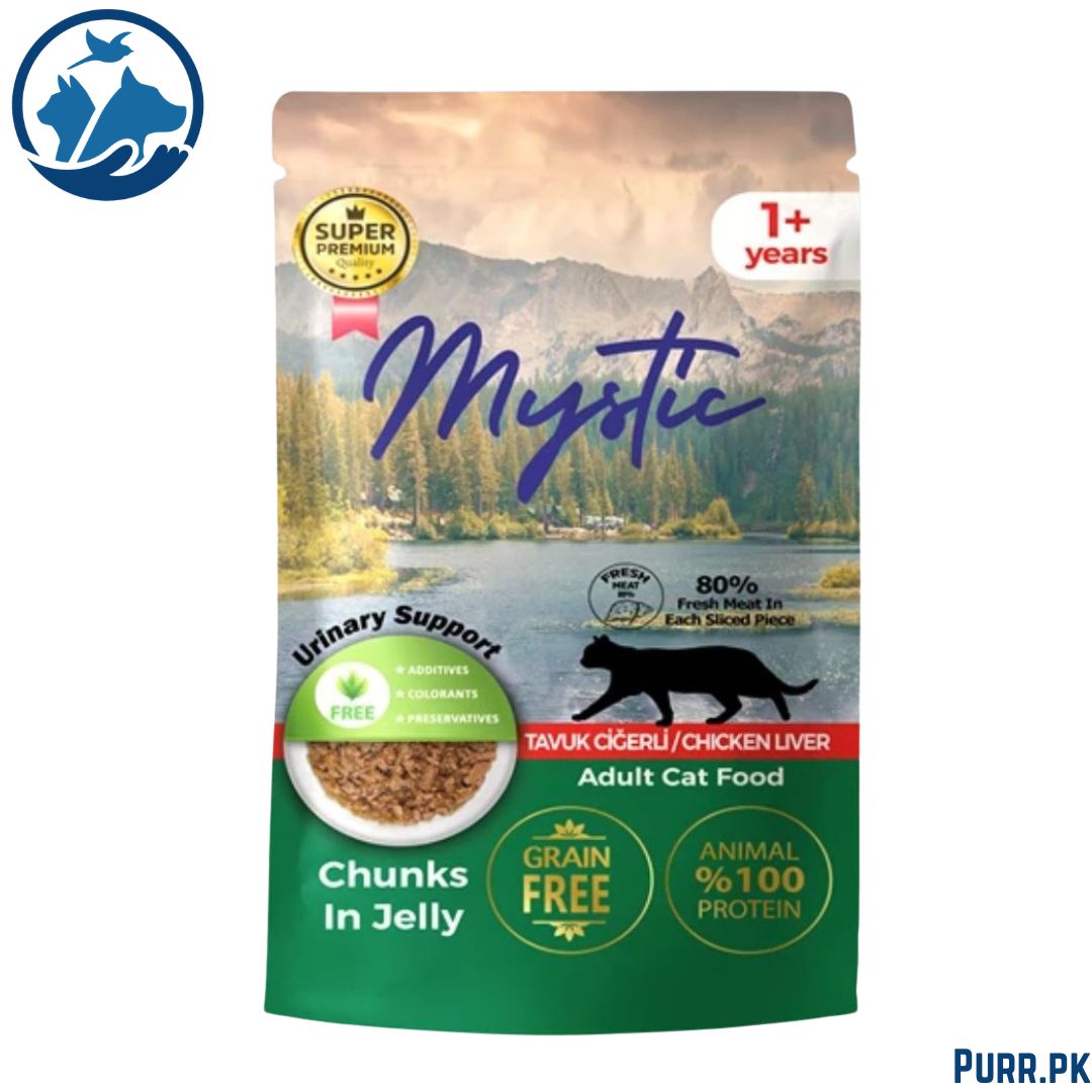 Mystic Wet Cat Food For Adult With Chicken Liver