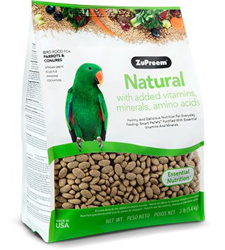 Zupreem Natural Avian Diet Parrots & Conures 3 lbs (1.36 kg)