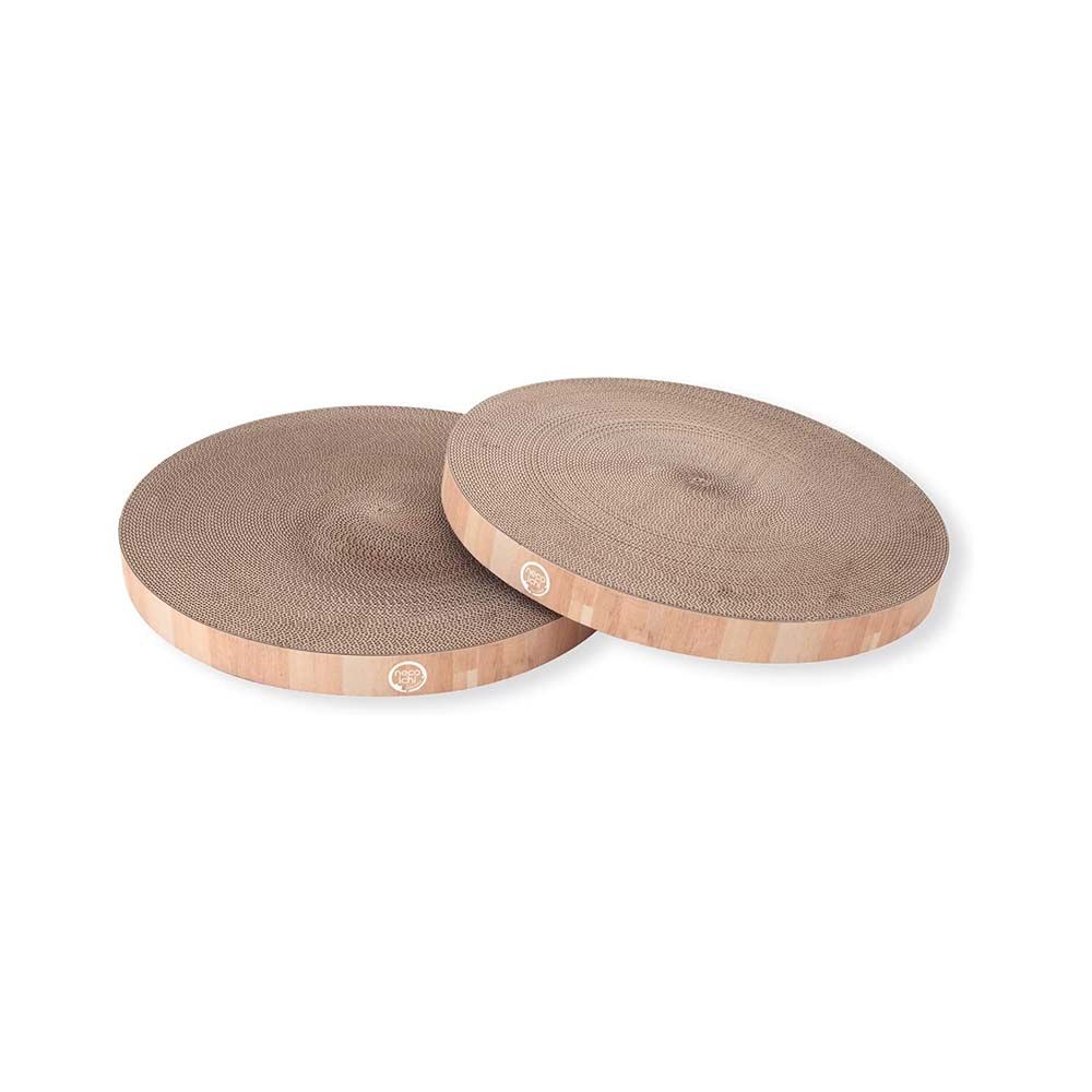 Necoichi Cozy Cat Scratcher Bowl Replacement Pad - 15.4L x 15.4W x 1.6H Inch