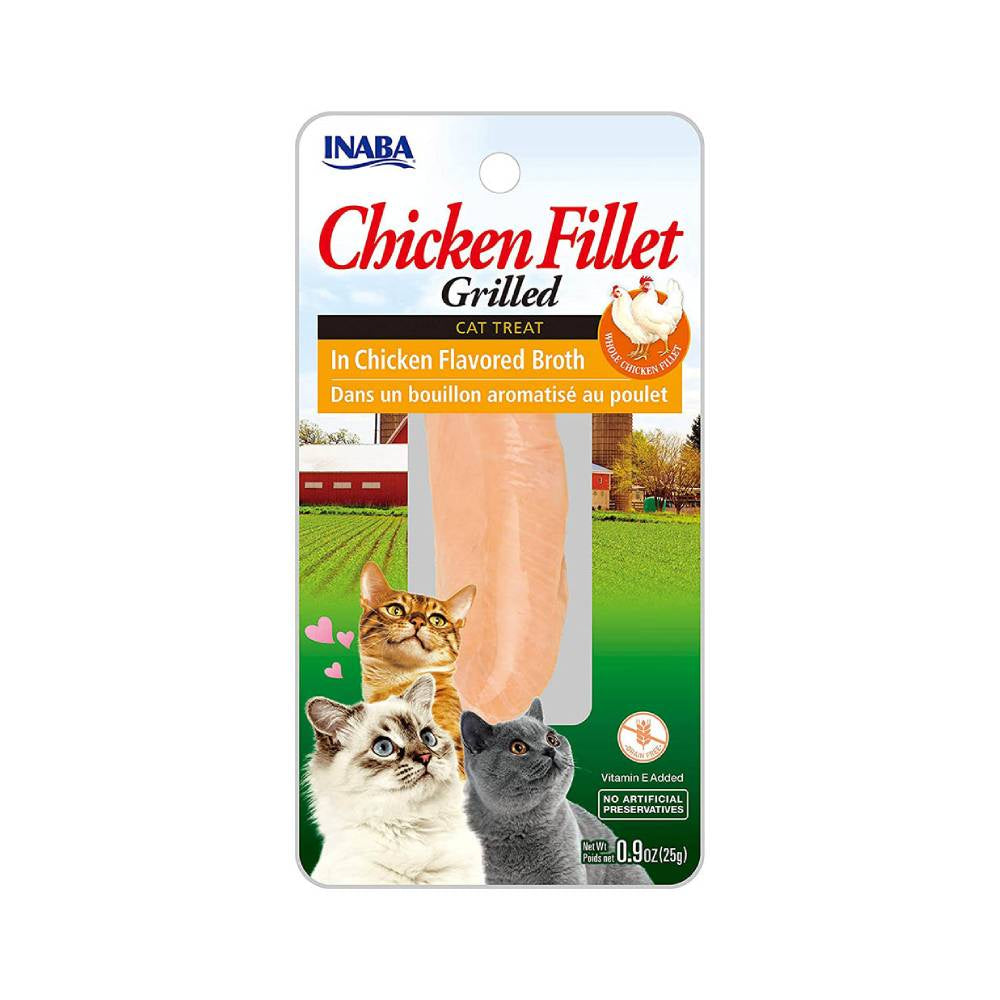 Inaba Chicken in Chicken Broth Cat Treat | Grain-Free, 25g