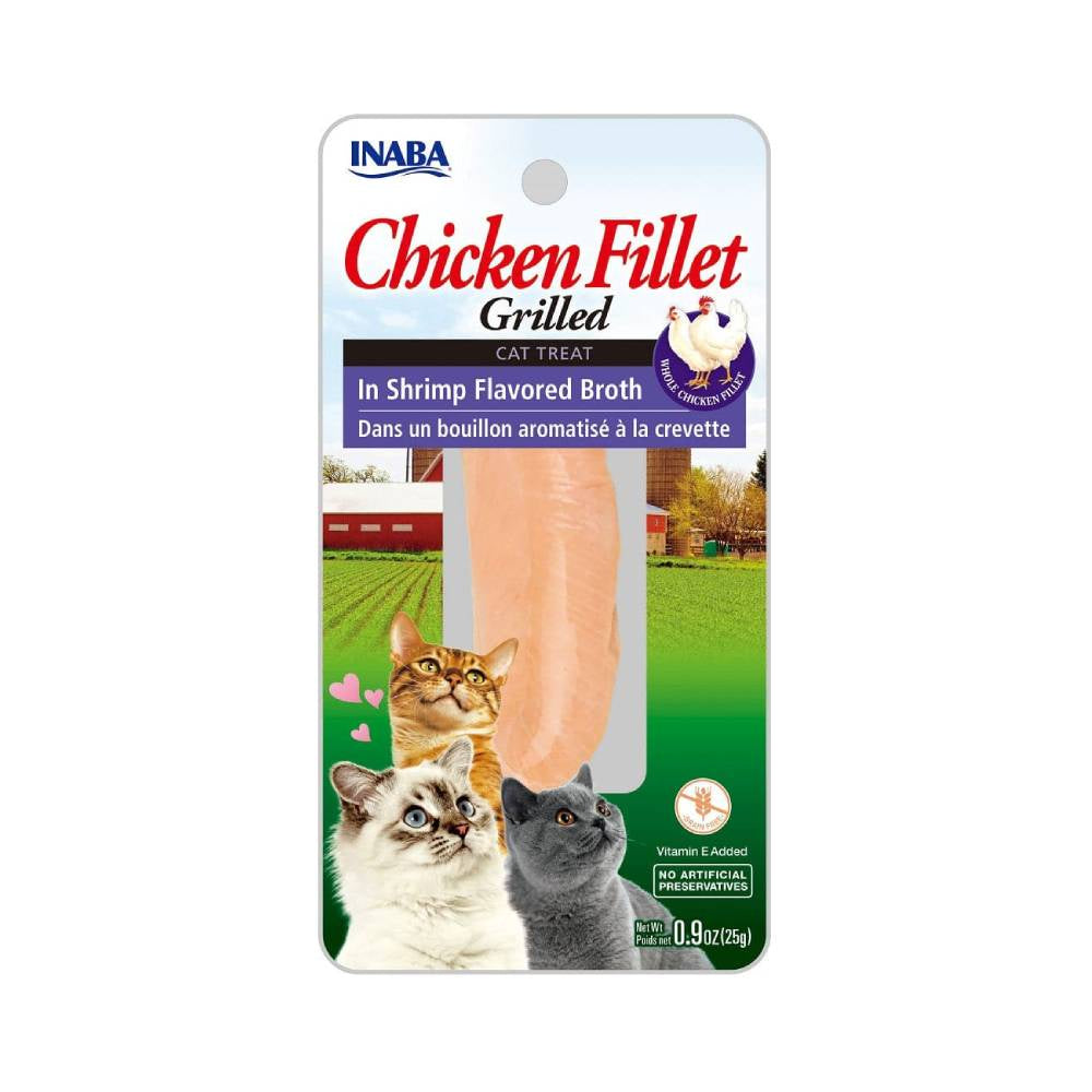 Inaba Chicken in Shrimp Broth Cat Treat | Grain-Free, 25g
