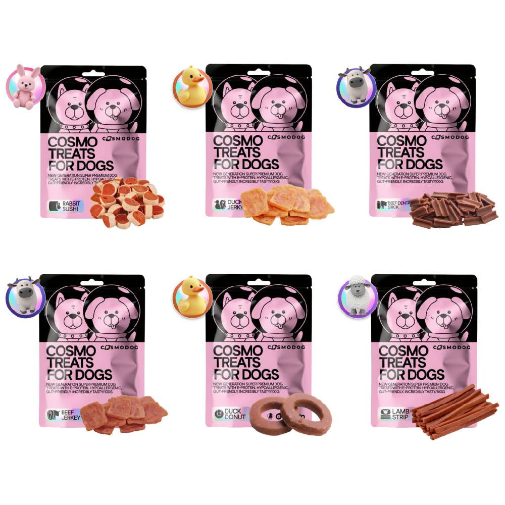 Cosmopet Cosmodog Premium Dog Treats Doypack | 100g | 6 Variants
