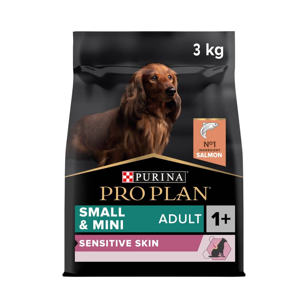 Purina Pro Plan Sensitive Skin Small and Mini Adult, Dry Dog food with Salmon, 3 kg