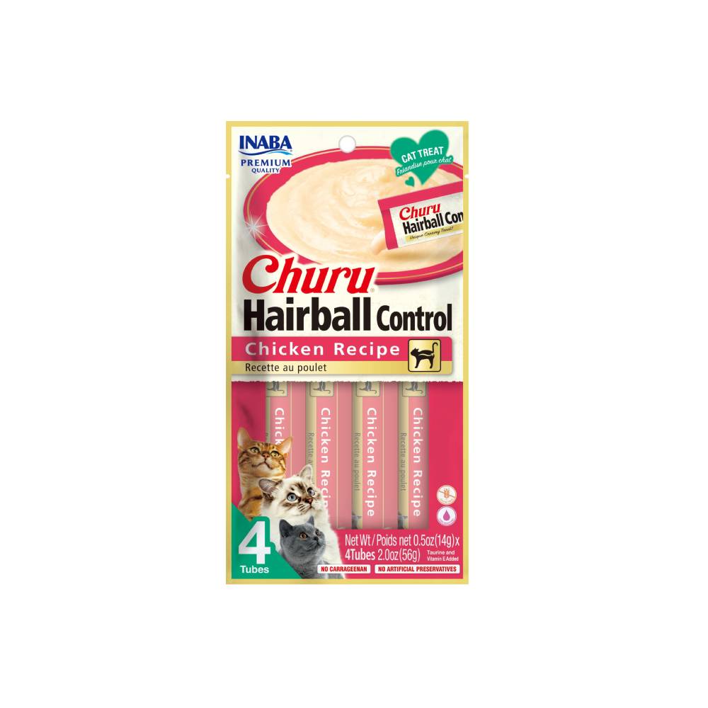 Churu - Hairball Control- Chicken Recipe 4Pcs/Pk
