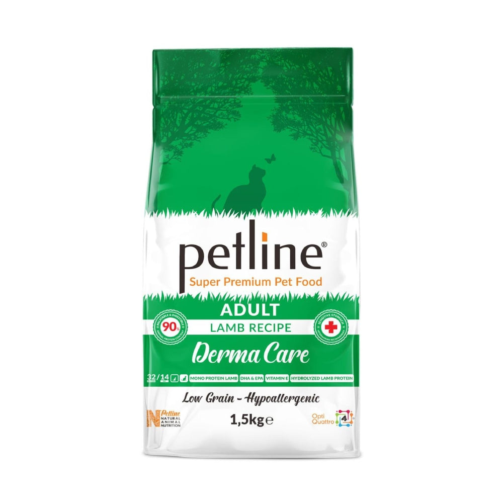 Petline Super Premium Adult Cat Food HypoAllergenic Lamb Selection 1.5Kg