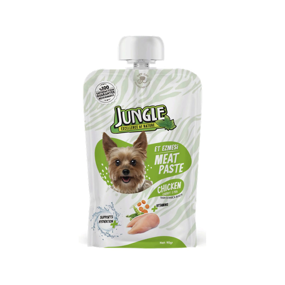 Jungle Tasty Meat Pastes Chicken Carrot & Pea For Dog 90gr