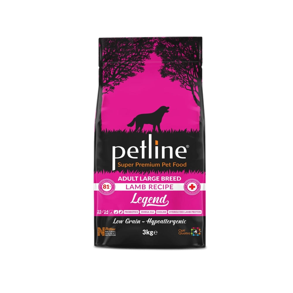 Petline Super Premium Adult Lamb & Rice Dog Food 3kg
