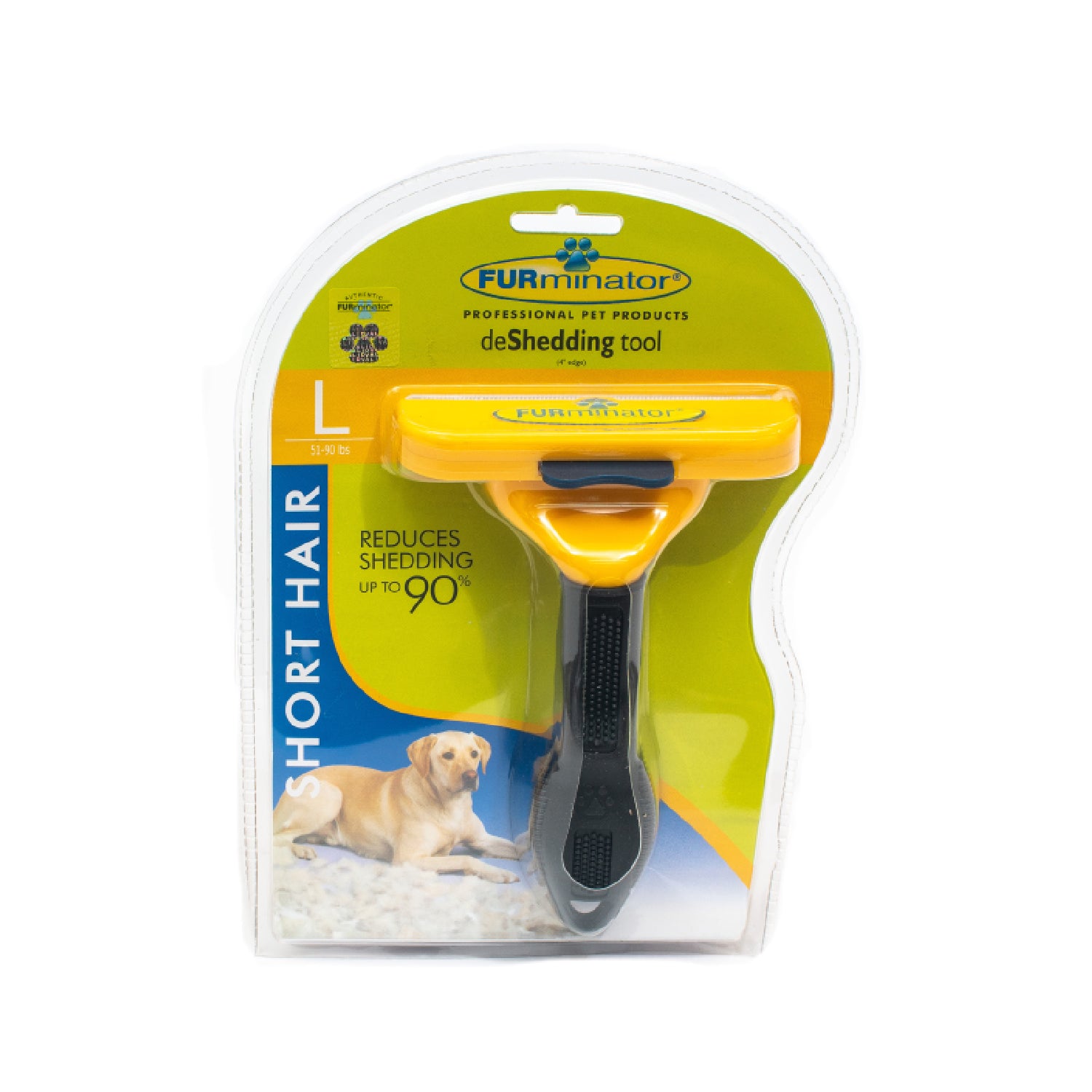 PL - Furminator Short Hair Deshedding Tool For Large Dogs