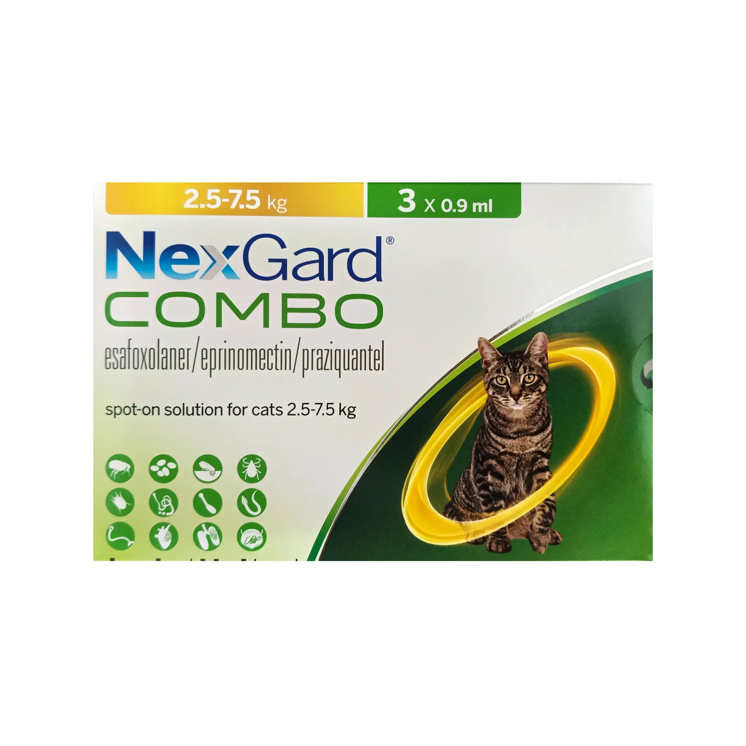 Nexgard Combo for Cats 2.5-7.5kg