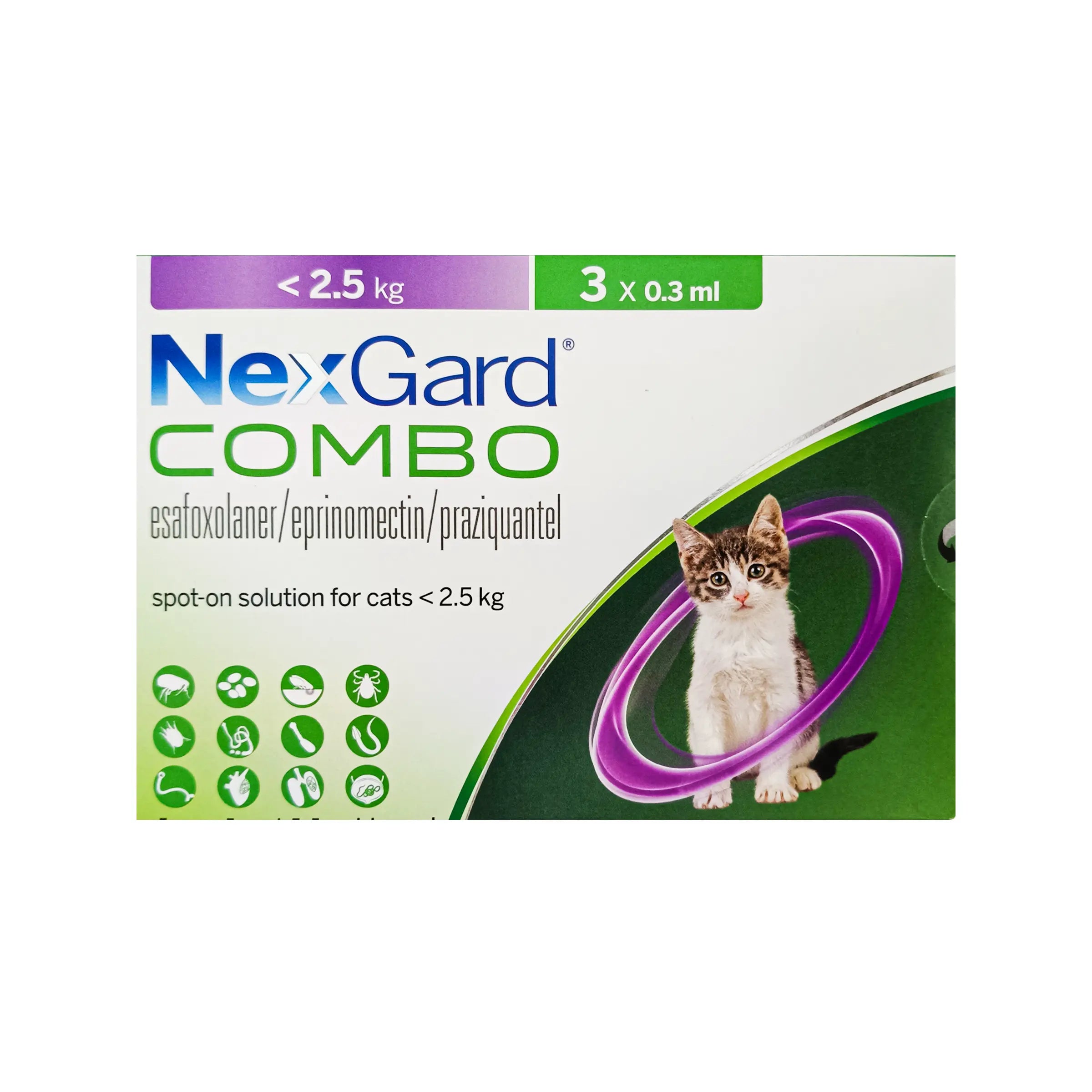 Nexgard Combo Spot-On for Cats less than 2.5kg