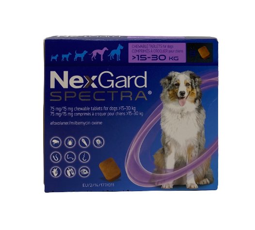 Nexgard Spectra 15-30 kg Tabs - Large