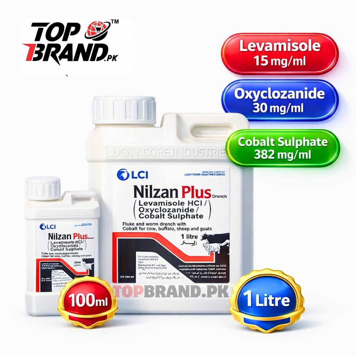Nilzan Plus - Drench | Levamisole HCl / Oxcyclozanide / Cobalt Sulphate
