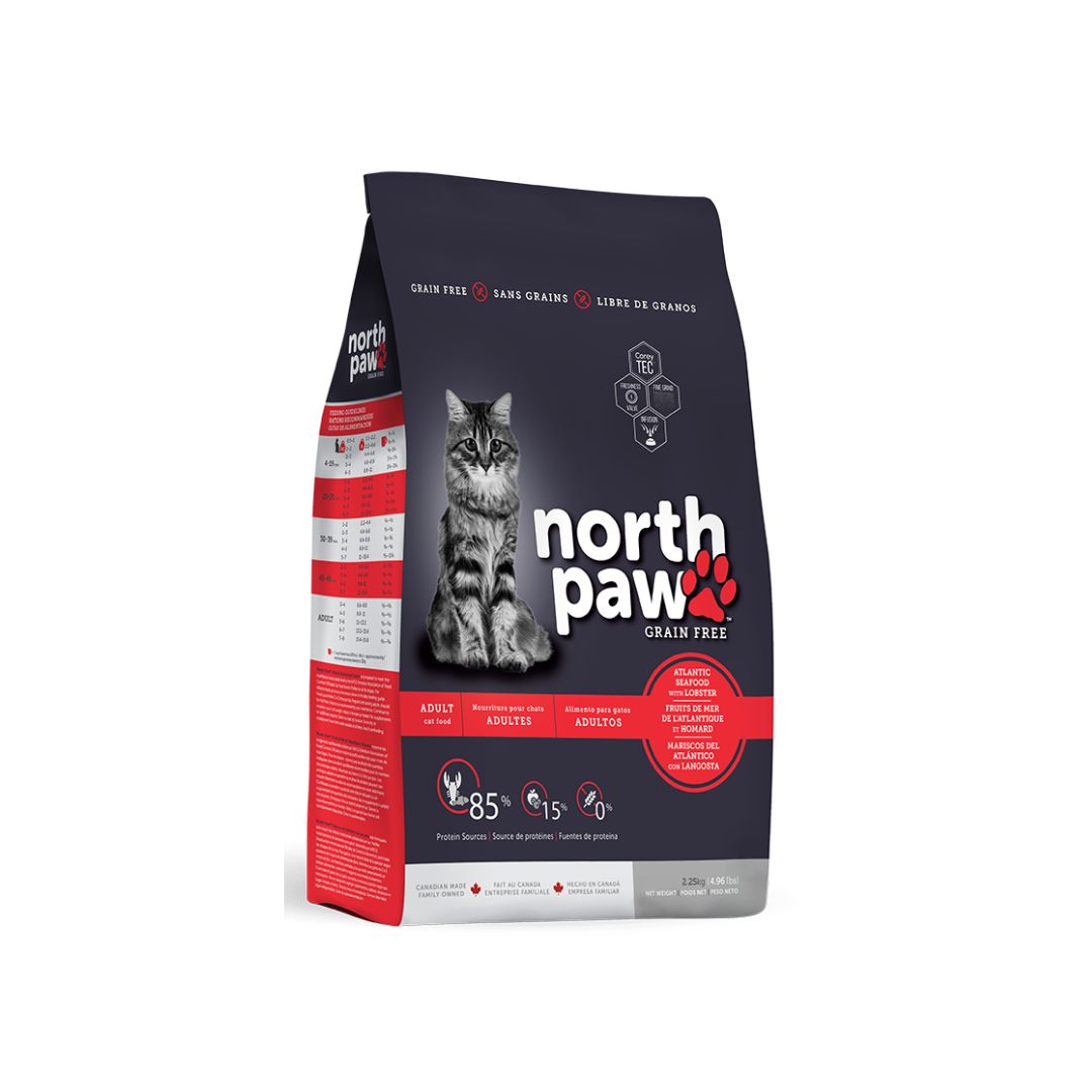 North Paw Grain Free Atlantic Seafood with Lobster Dry Cat Food – 1 KG