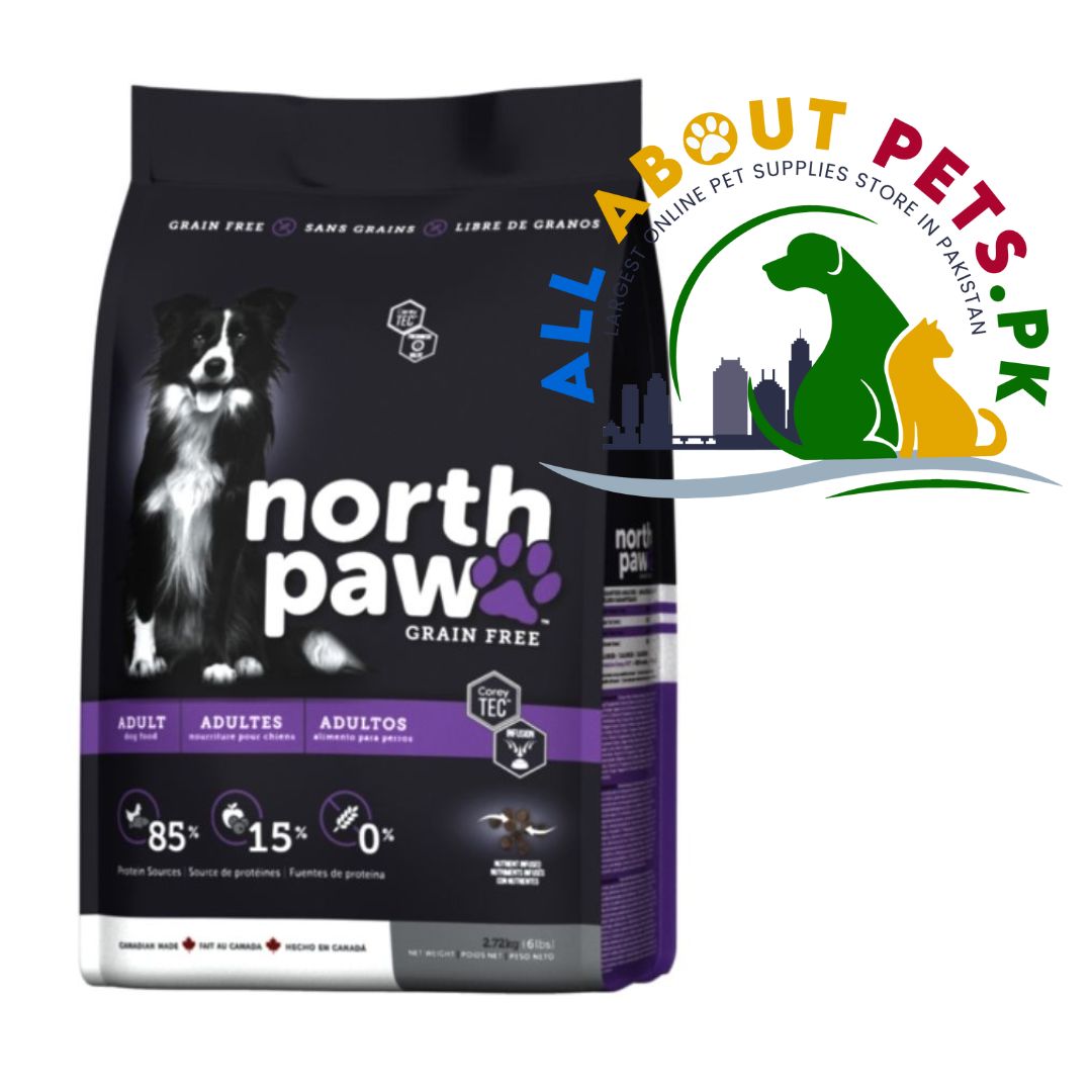 NorthPaw Grain Free Adult Dog Food: Premium Quality, Rich in Protein and Fat 11.4KG