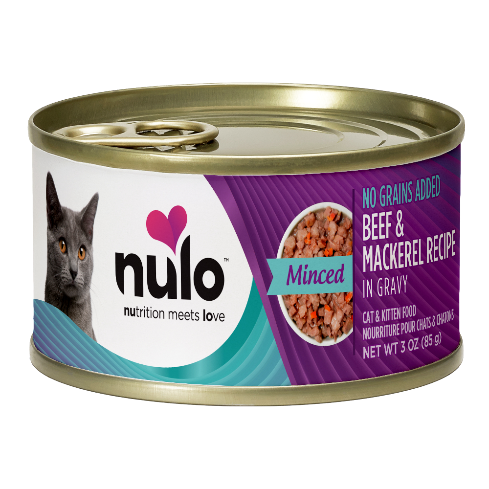 Nulo Cat Minced Beef & Mackerel Wet Food 85g Can