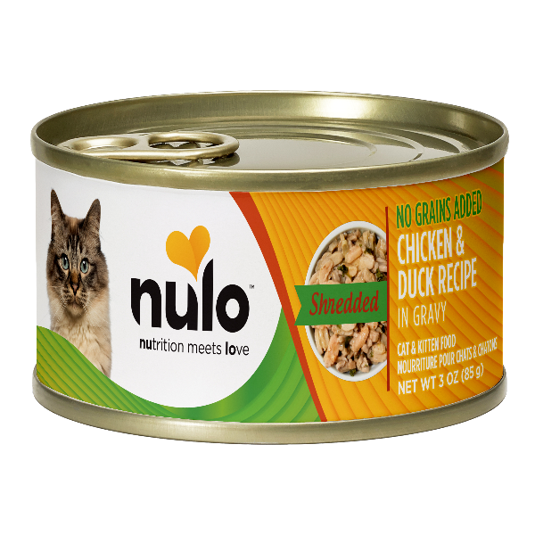 Nulo Cat Shredded Chicken & Duck Wet Food 85g Can Wet Food