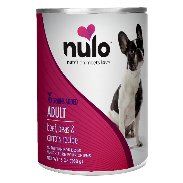 Nulo Dog Grain-Free Beef, Peas, & Carrots Dog Wet Food 369g Can