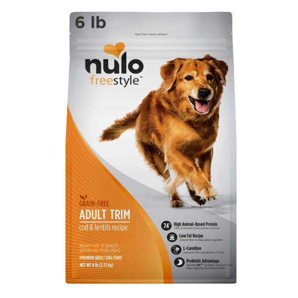 Nulo FreeStyle Adult Trim Dog Grain-Free Trim Cod & Lentils Dry Food