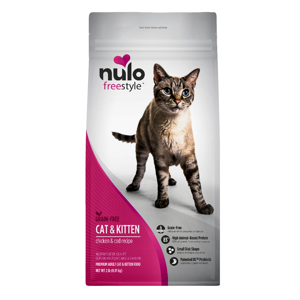 Nulo FreeStyle Cat & Kitten Grain-Free Chicken & Cod with Probiotics Dry Cat Food