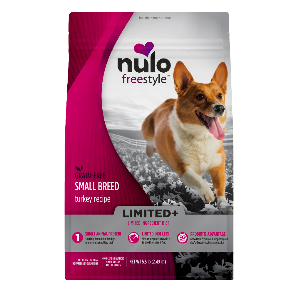 Nulo FreeStyle Limited Ingredient Diet for Small Breed Dog - Turkey with Probiotics Dry Dog Food