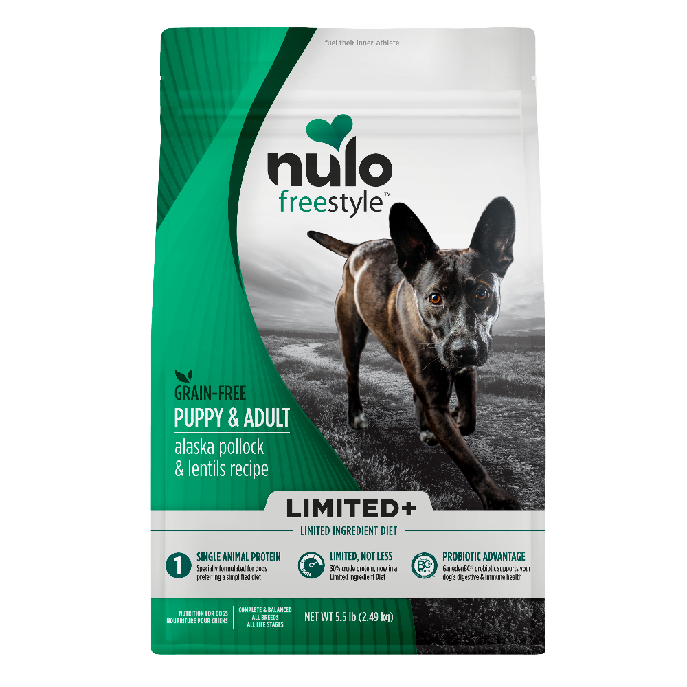 Nulo FreeStyle Limited Ingredient Diet for Puppy & Adult - Alaska Pollock with Probiotics Dry Dog Food