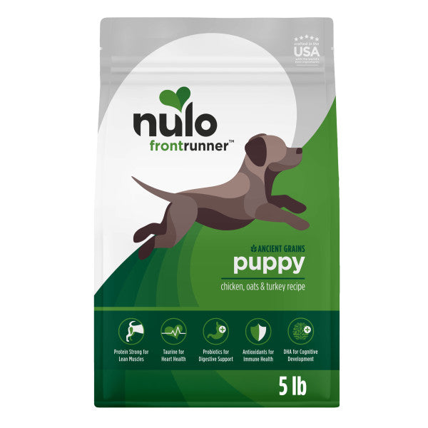 Nulo Frontrunner Puppy Chicken, Oats & Turkey 2.3KG Bag Dog Dry Food