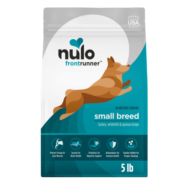 Nulo Frontrunner Small Breed Turkey, Whitefish & Quinoa 2.3 KG Bag Dog Dry Food