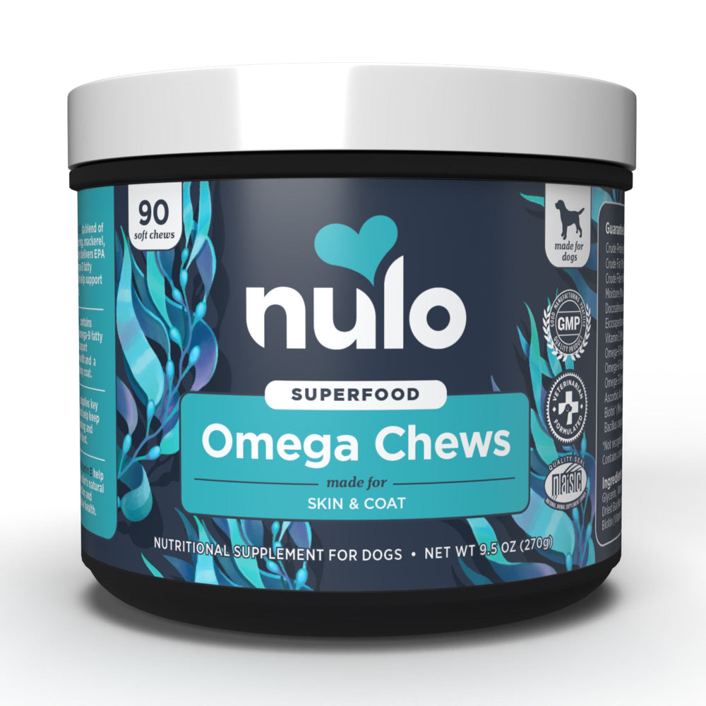 Nulo Omega Soft Chew Treat for Dogs - 270g (90 ct. Jar)
