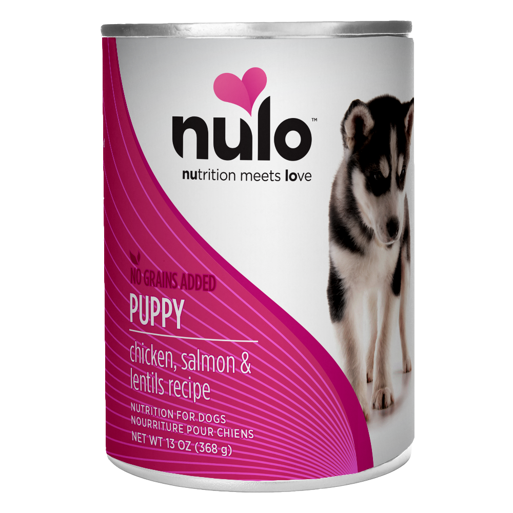 Nulo Puppy Grain-Free Chicken, Salmon, & Lentils 369g Can Wet Food
