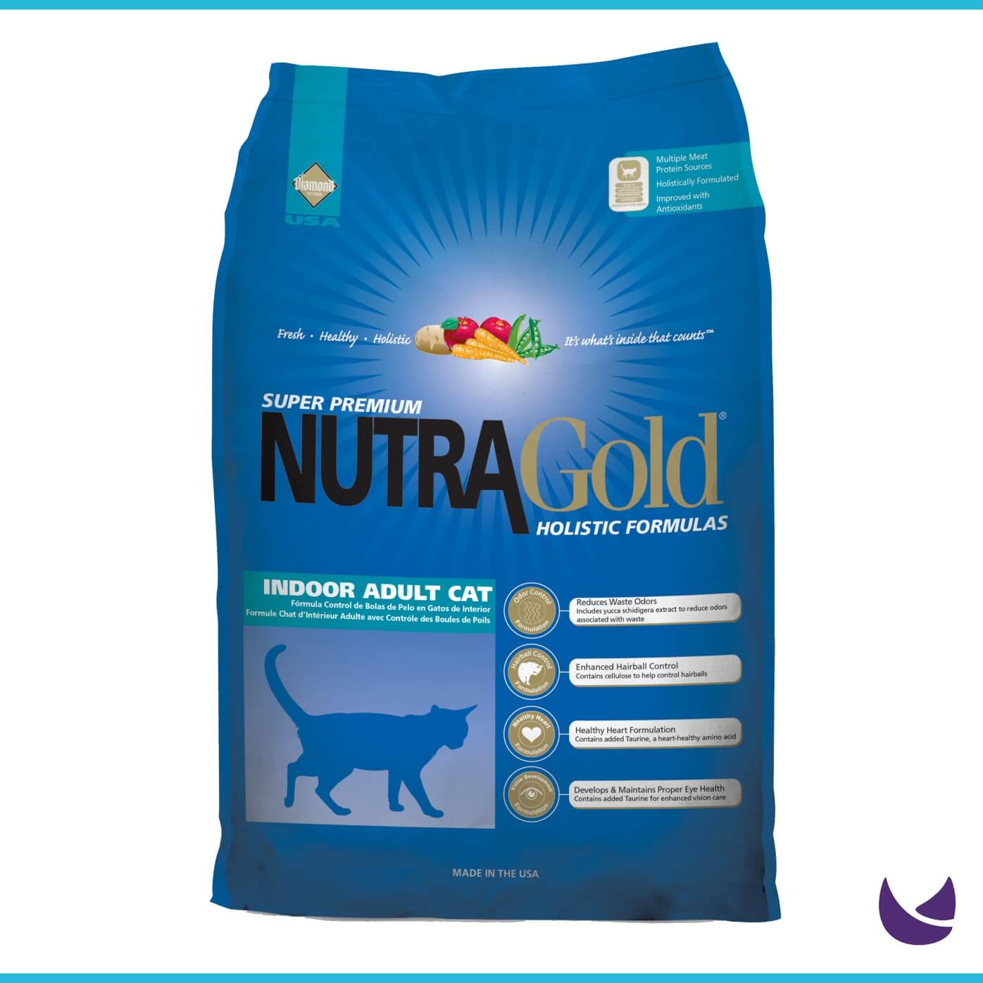 NutraGold Holistic Adult Cat Food | Indoor Adult Cat