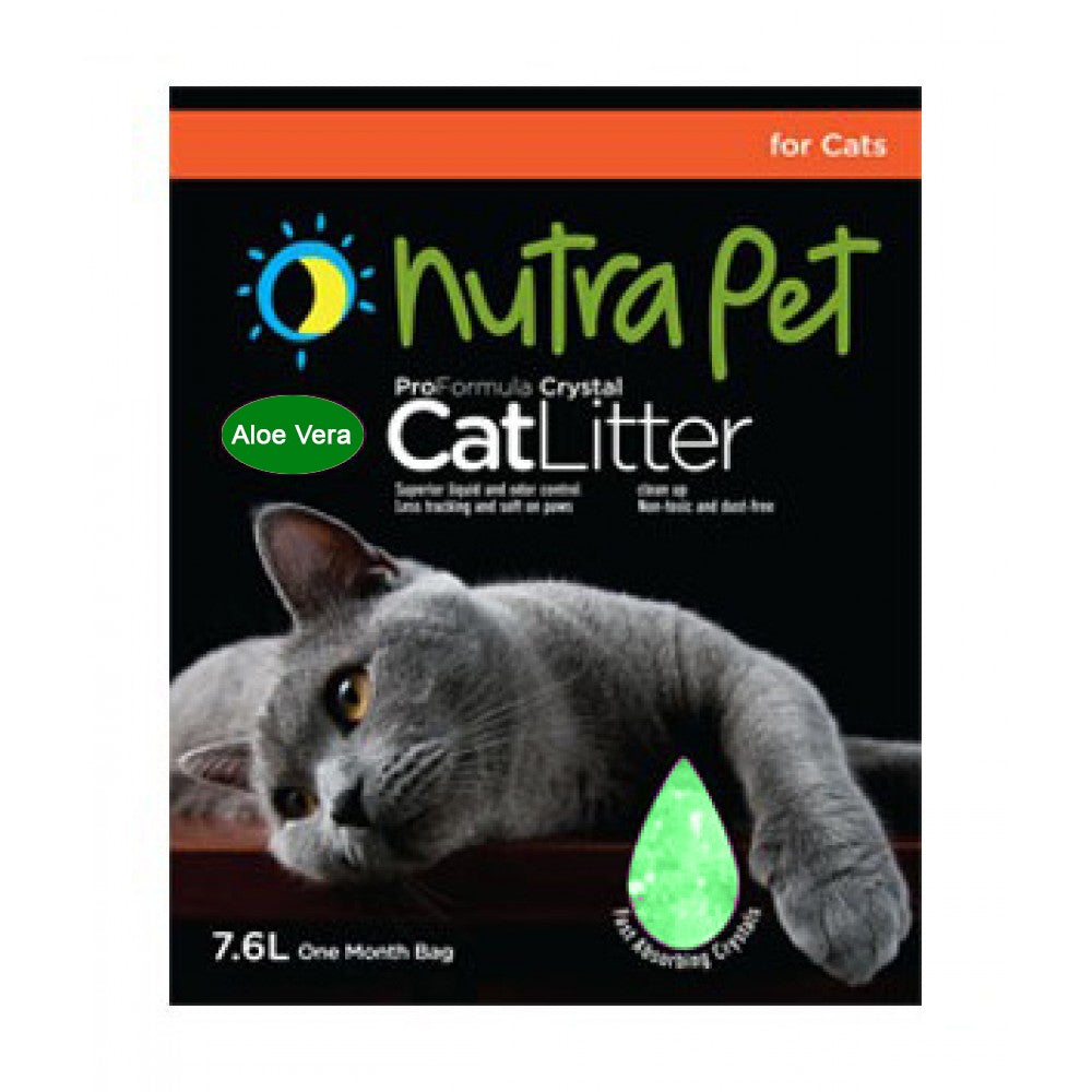 Nutrapet Cat Litter Silica Gel 16L- Aloe Vera Scent