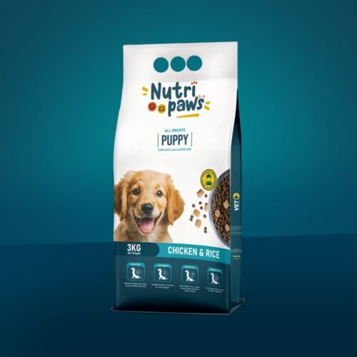 Nutri Paws Puppy Food Chicken and Rice 3kg