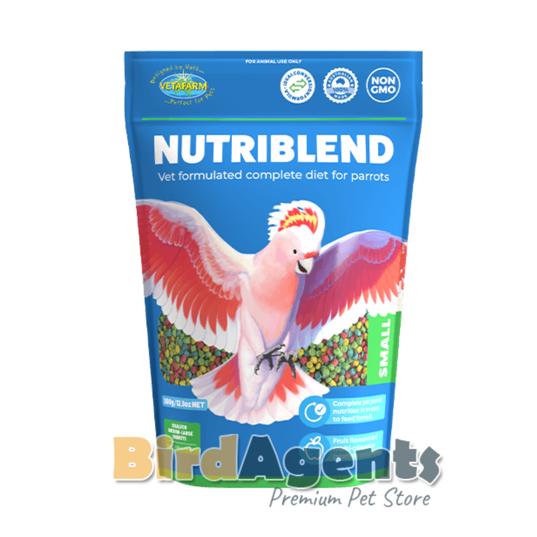 Nutriblend Small Pellets β Complete Nutritional Diet for Parrots