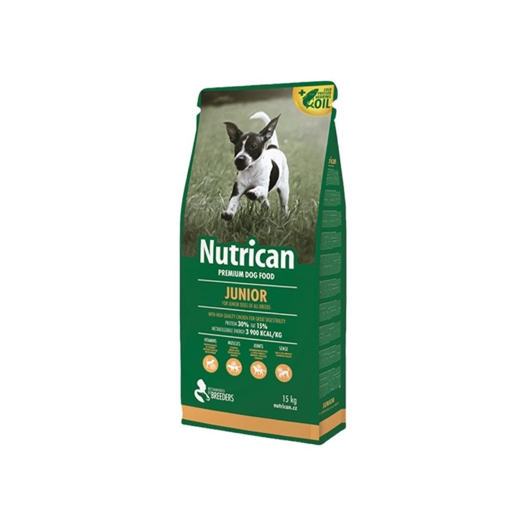 Nutrican Junior Dog Food 15kg Bag