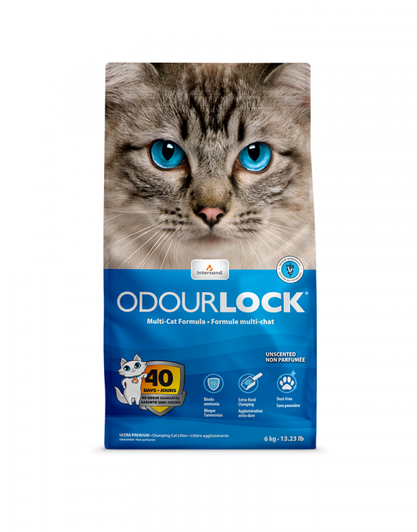 Odourlock Unscented Cat Litter 6Kg