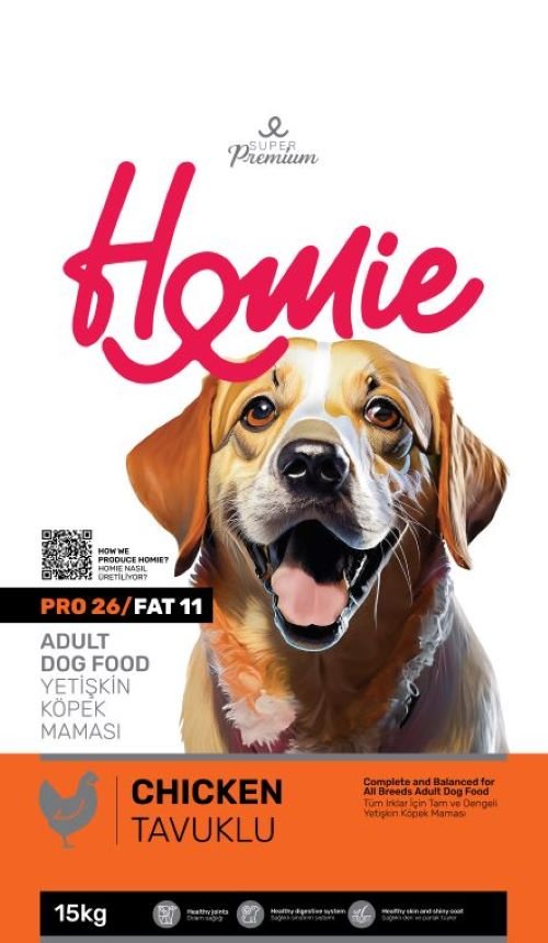 Homie Super Premium Dog Food – Chicken (15kg)