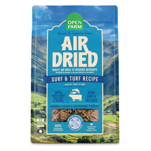 Open Farm Air Dried Surf & Turf Recipe Dry Dog Food