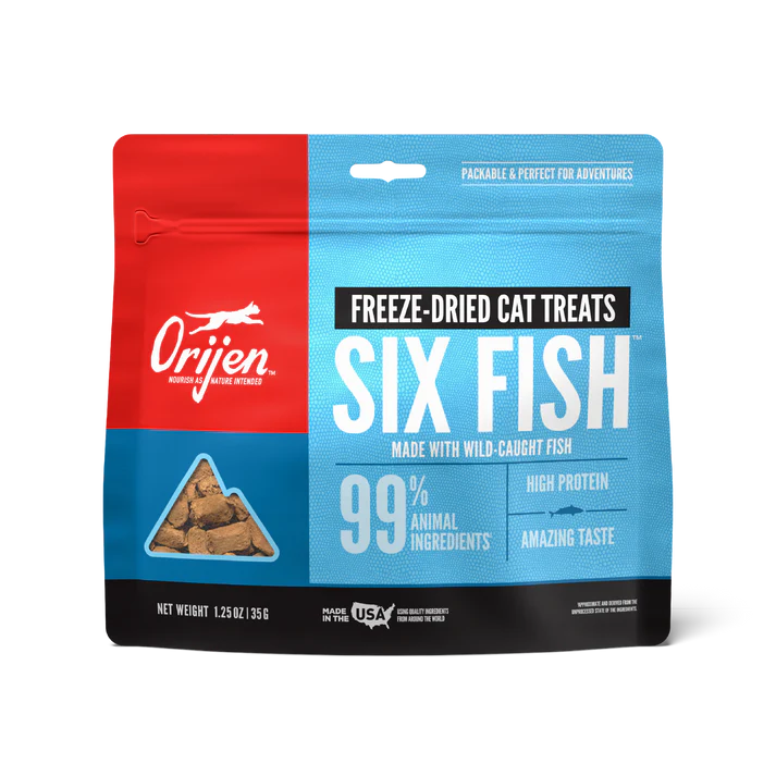 Orijen Six Fish Freeze Dried Cat Treats - 35g