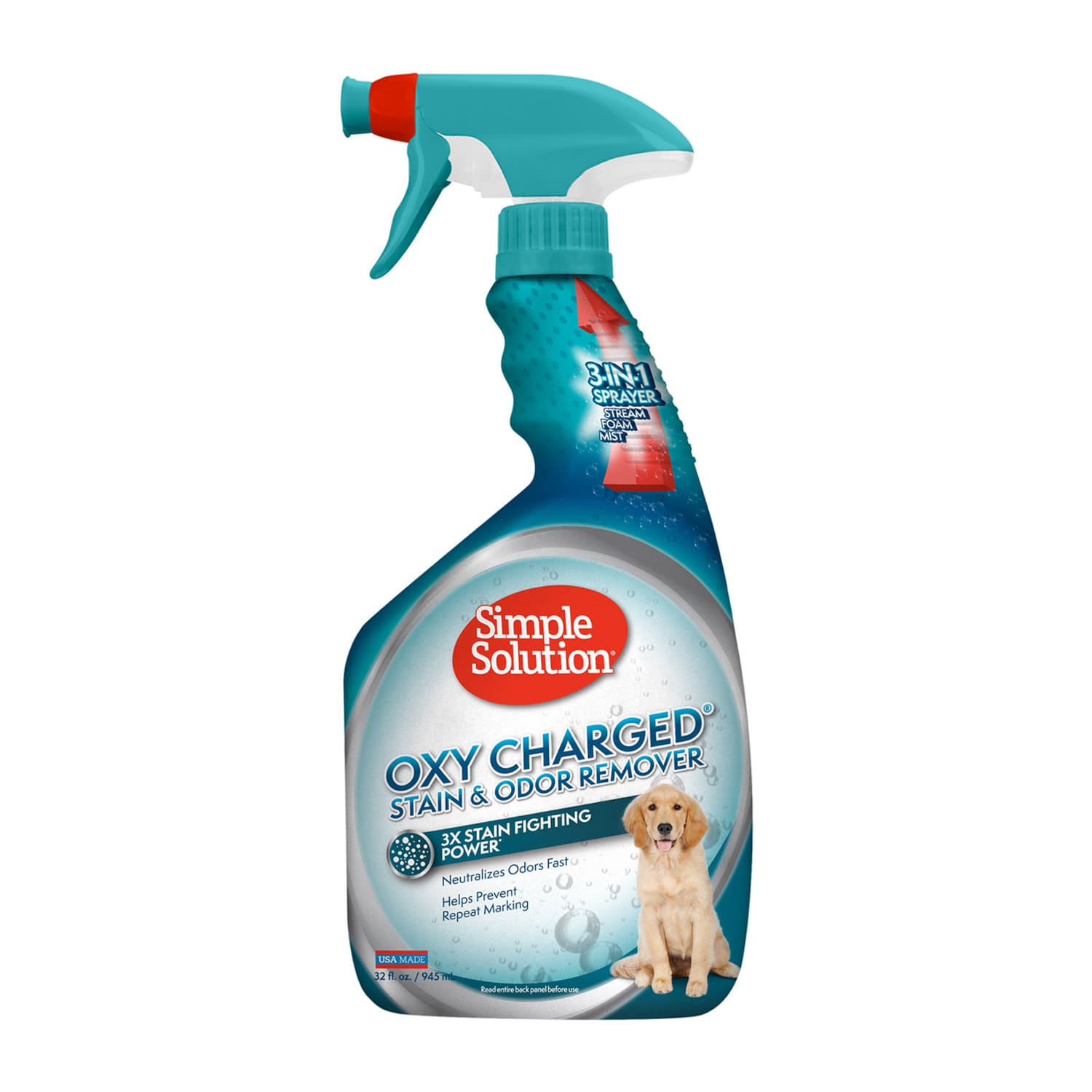 Simple Solution Oxy Charged Pet Stain and Odor Remover 945ml