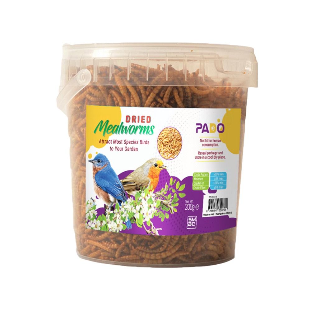 Pado Dried Mealworms Bird Treat - 200 g