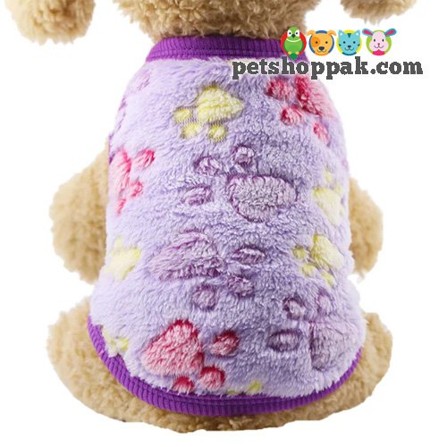 Purple Paws Warm Vest for Pets