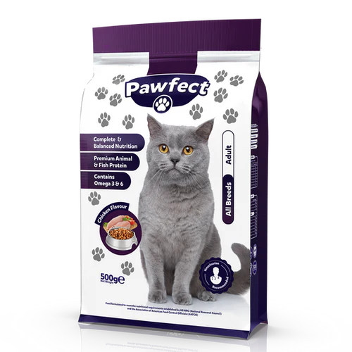 Pawfect Adult Cat Food 500G
