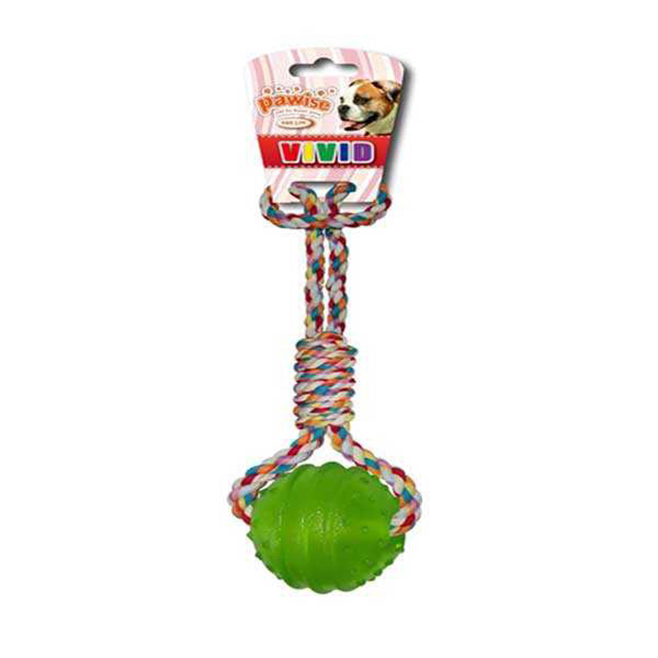 Pawise - TPR Ball With Rope Handle
