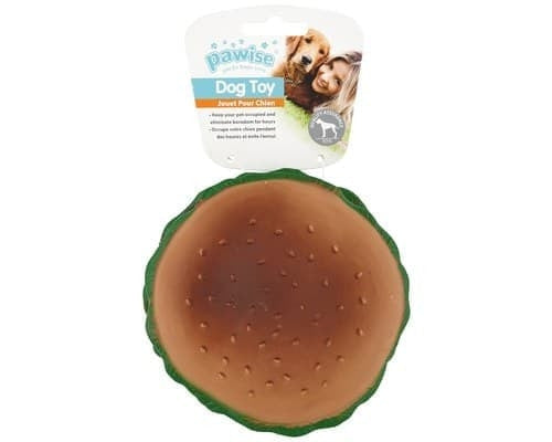 Pawise - Vinyl Hamburger Pet Toy
