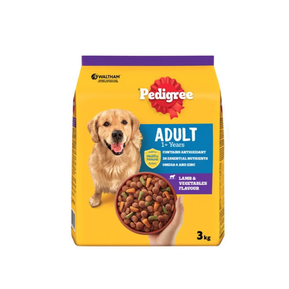 Pedigree Liver & Vegetables Adult Dry Dog Food 3KG